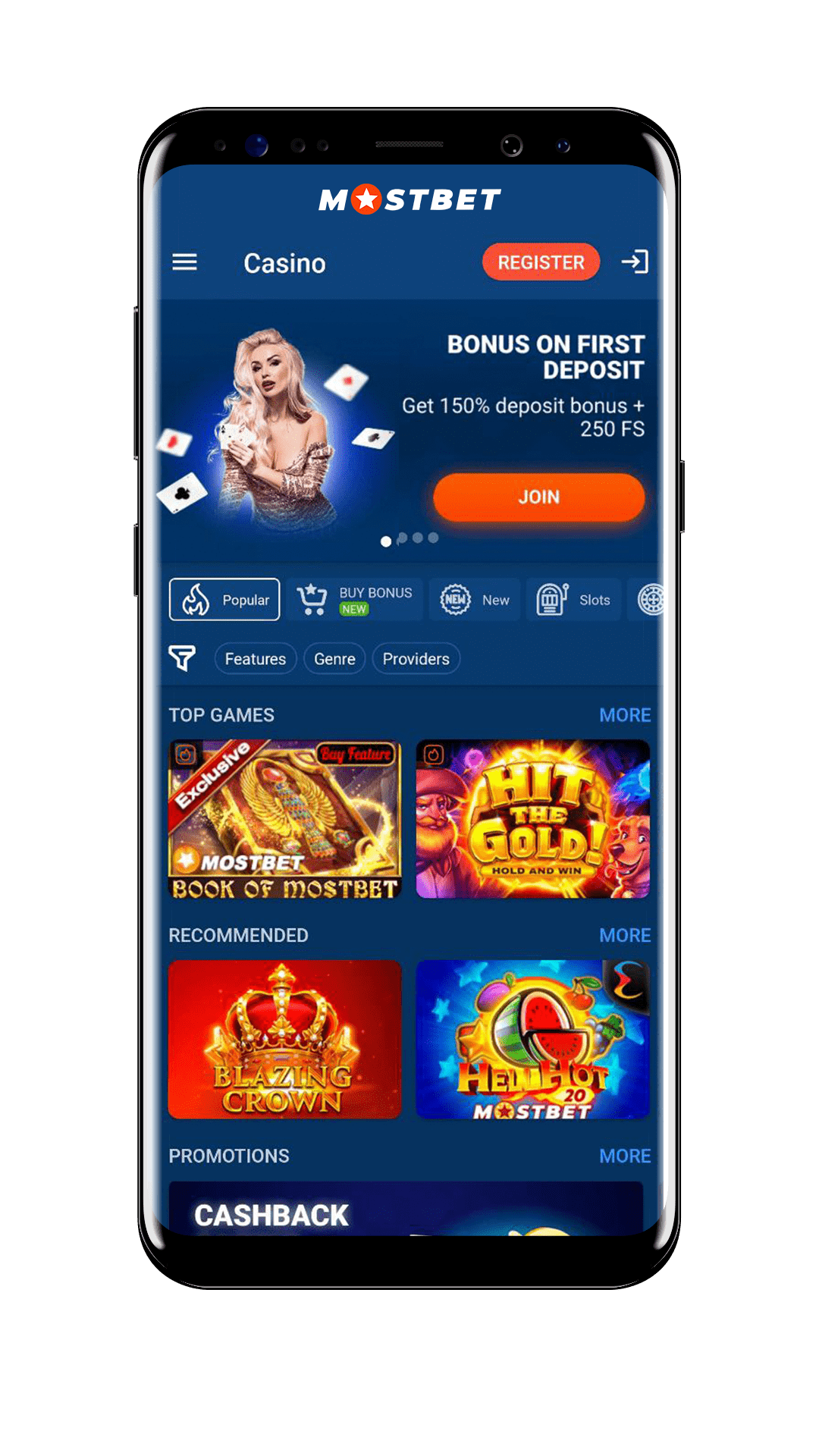 Android Mostbet App